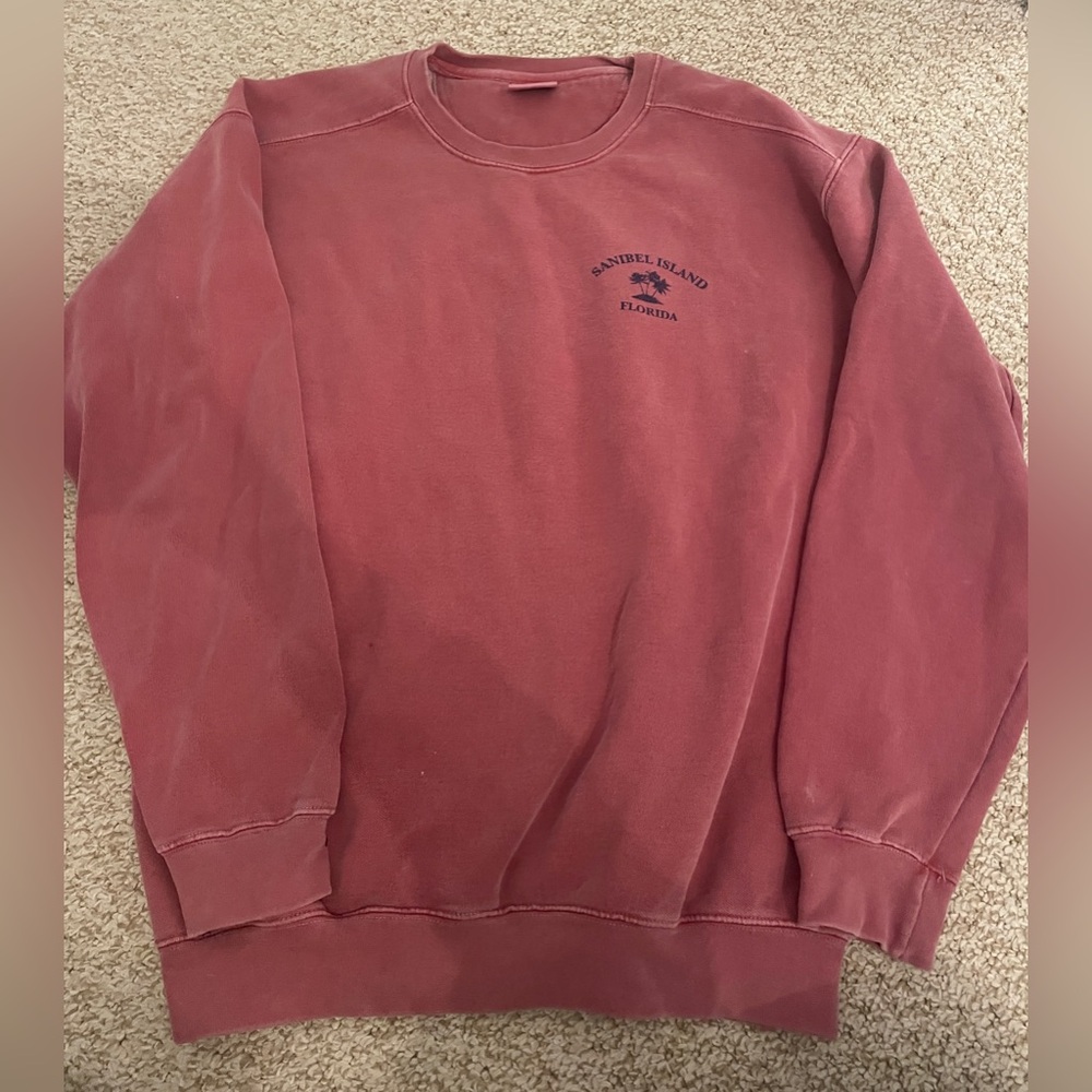 Sanibel Island Florida Men's Red Sweater